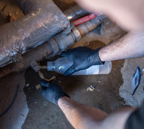 Water sampling and compliance testing in a healthcare facility