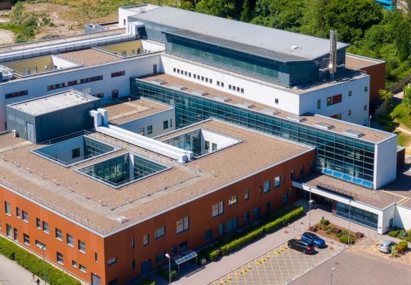 Modern UK healthcare facility supported with water compliance services